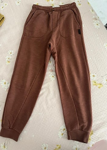 Erkek çocuk Kahverengi Rahat Kesim Eşofman Altı - Görsel 2