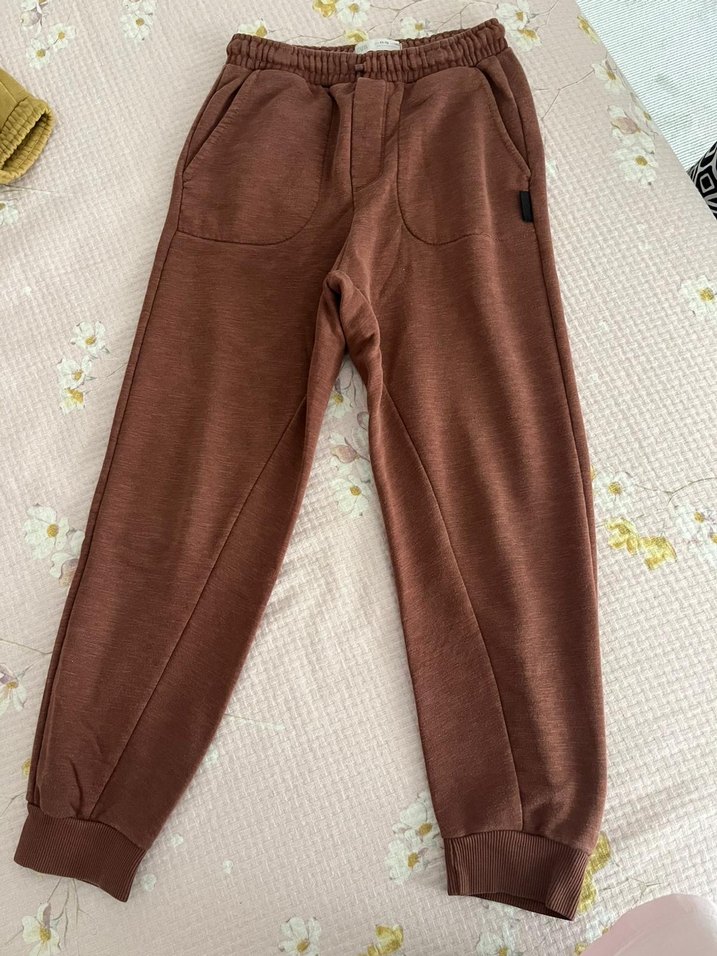 Erkek çocuk Kahverengi Rahat Kesim Eşofman Altı - Görsel 5