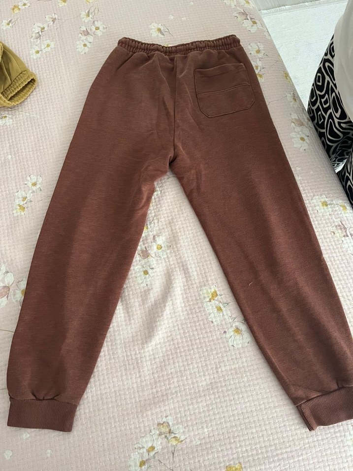 Erkek çocuk Kahverengi Rahat Kesim Eşofman Altı - Görsel 4