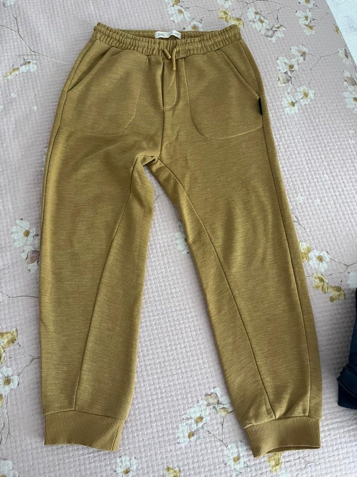 Erkek Çocuk Kahverengi Rahat Kesim Eşofman Altı - Görsel 2