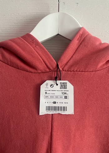 Kadın Kırmızı Rahat Kesim Sweatshirt - Görsel 4