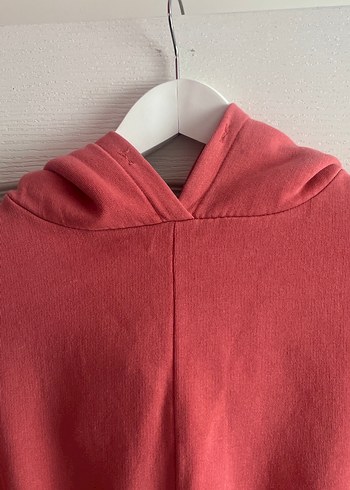 Kadın Kırmızı Rahat Kesim Sweatshirt - Görsel 2