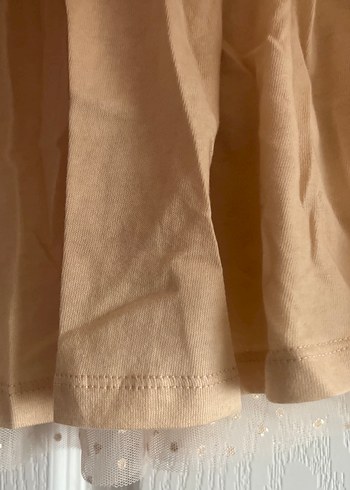 Nakışlı Bej Kız Çocuk Etek - Görsel 4