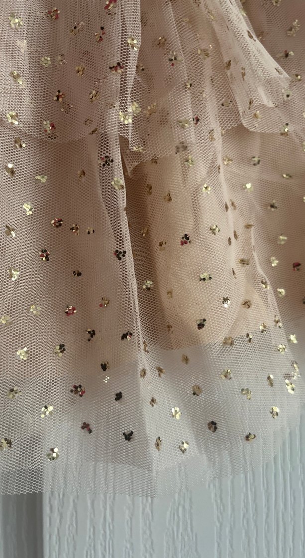 Nakışlı Bej Kız Çocuk Etek - Görsel 3