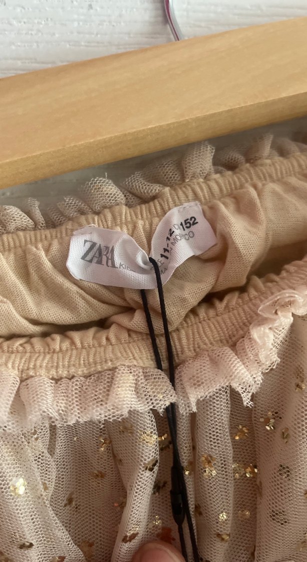 Nakışlı Bej Kız Çocuk Etek - Görsel 5