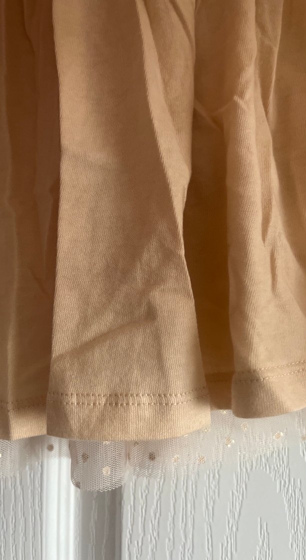 Nakışlı Bej Kız Çocuk Etek - Görsel 4