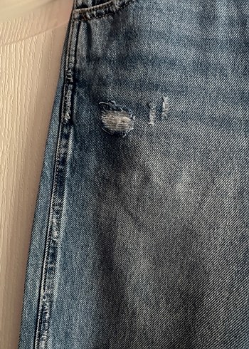 Mavi Renkli Rahat Kesim erkek çocuk Denim Pantolon - Görsel 4