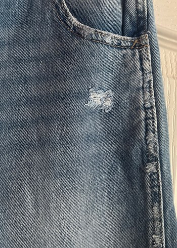 Mavi Renkli Rahat Kesim erkek çocuk Denim Pantolon - Görsel 3