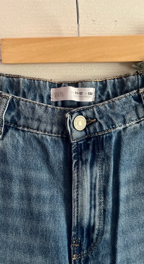 Mavi Renkli Rahat Kesim erkek çocuk Denim Pantolon - Görsel 2