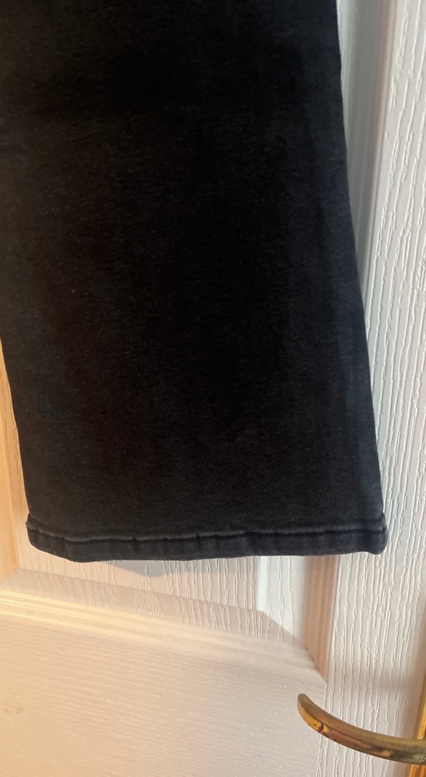 Siyah kız çocuk Kot Pantolon flare - Görsel 5