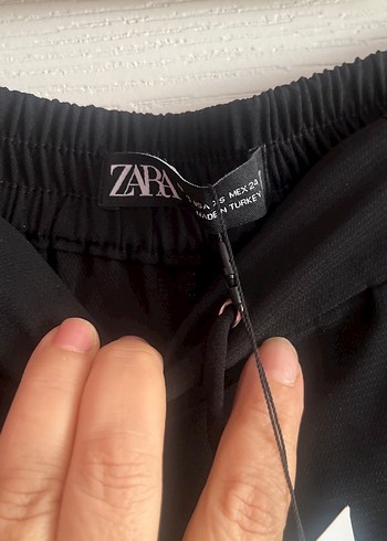 Siyah Salaş Midi Kadın Kumaş Pantolon - Görsel 8