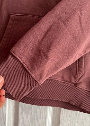 Bordo Kapüşonlu erkek çocuk Sweatshirt - Görsel 3