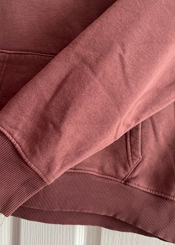 Bordo Kapüşonlu erkek çocuk Sweatshirt - Görsel 2