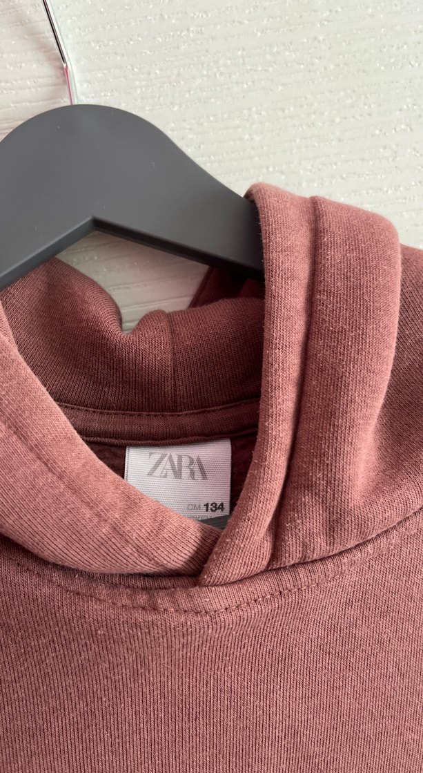 Bordo Kapüşonlu erkek çocuk Sweatshirt - Görsel 4