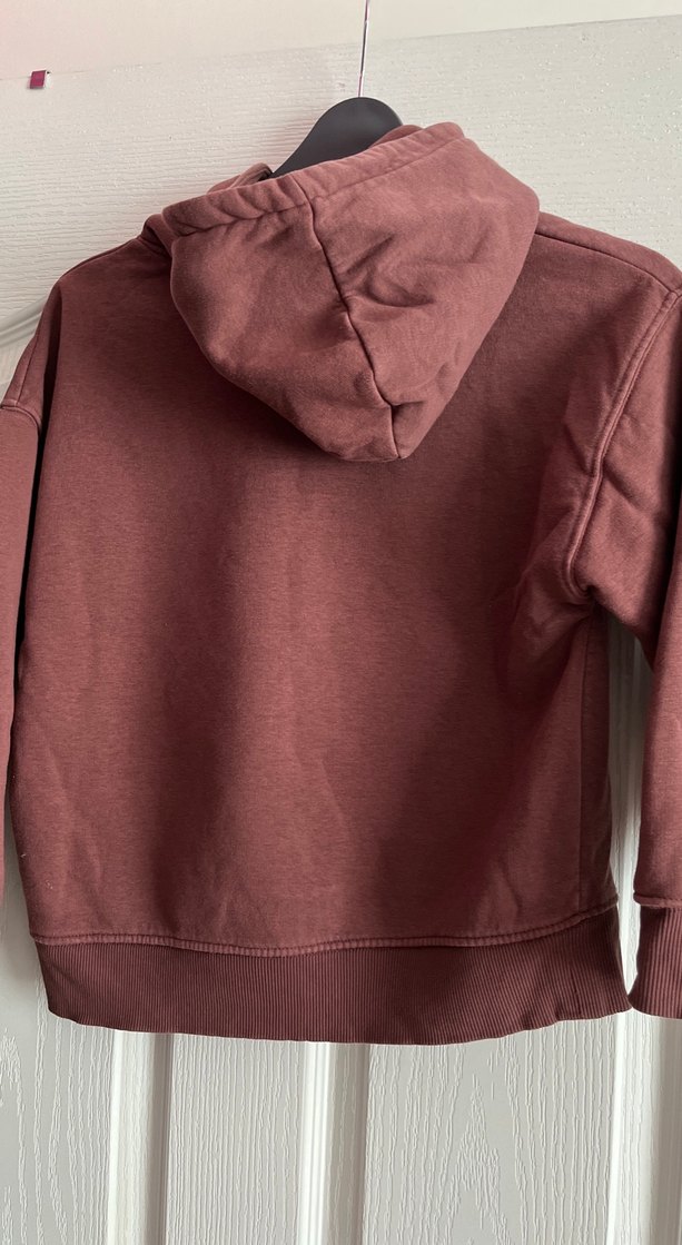 Bordo Kapüşonlu erkek çocuk Sweatshirt - Görsel 5