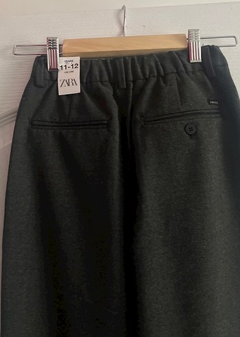 Gri erkek çocukKumaş Pantolon Pilili Normal Kesim - Görsel 5