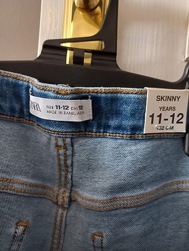 11-12 Yaş Beden Zara kot