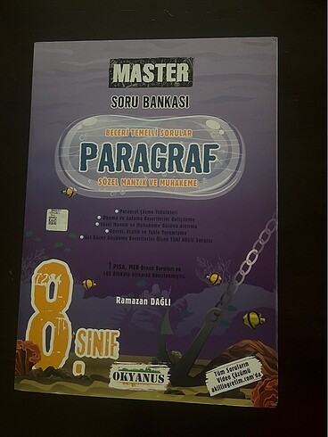 8. Sınıf okyanus master paragraf kitabı