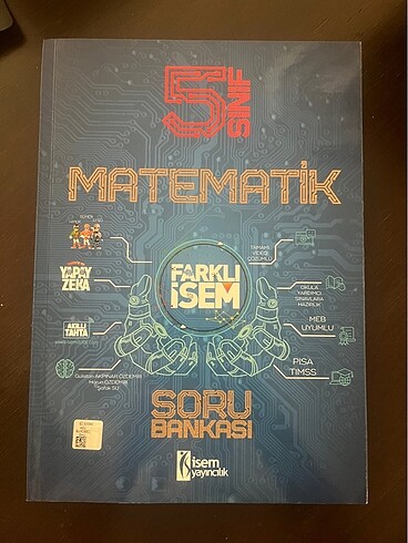 5. Sınıf isem yayınları farklı isem matematik soru bankası
