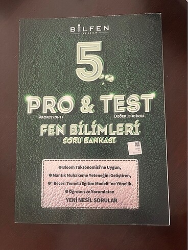 5. Sınıf bilfen yayınları pro test soru bankası fen bilimleri