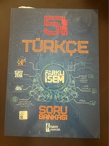 5. Sınıf Türkçe soru bankası isem yayınları farklı isem