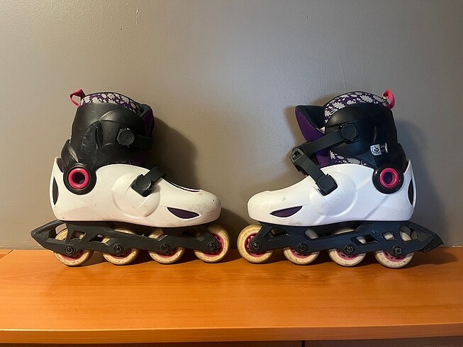 Decathlon orta seviye renkli paten 34-36 numara - Görsel 2