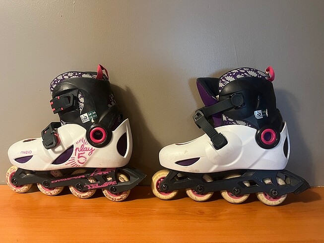 Decathlon orta seviye renkli paten 34-36 numara - Görsel 3