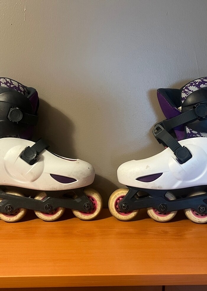 Decathlon orta seviye renkli paten 34-36 numara - Görsel 2