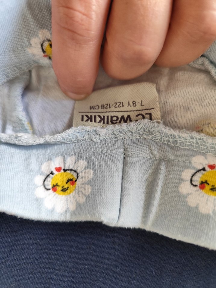 Lc Waikiki Mavi Pastel Baskılı kız Çocuk etek - Görsel 2