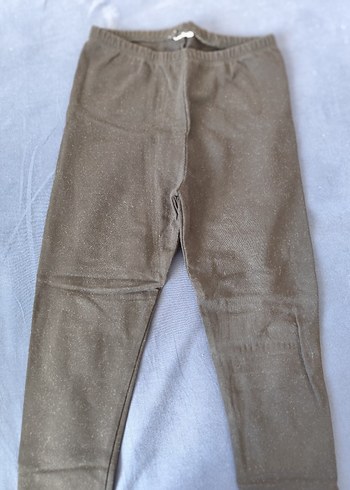 Kız Çocuk Gri Desenli Tayt - Görsel 3