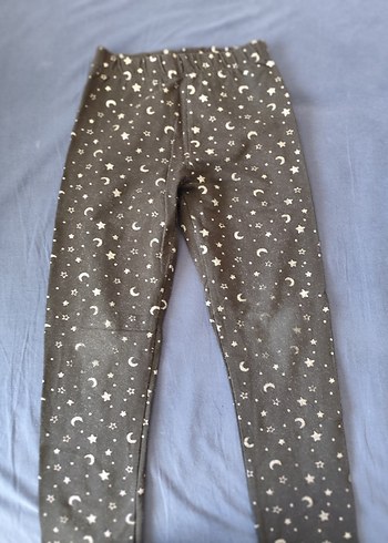 Kız Çocuk Gri Desenli Tayt - Görsel 2