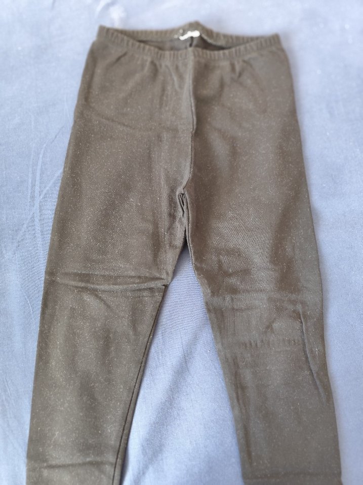 Kız Çocuk Gri Desenli Tayt - Görsel 3