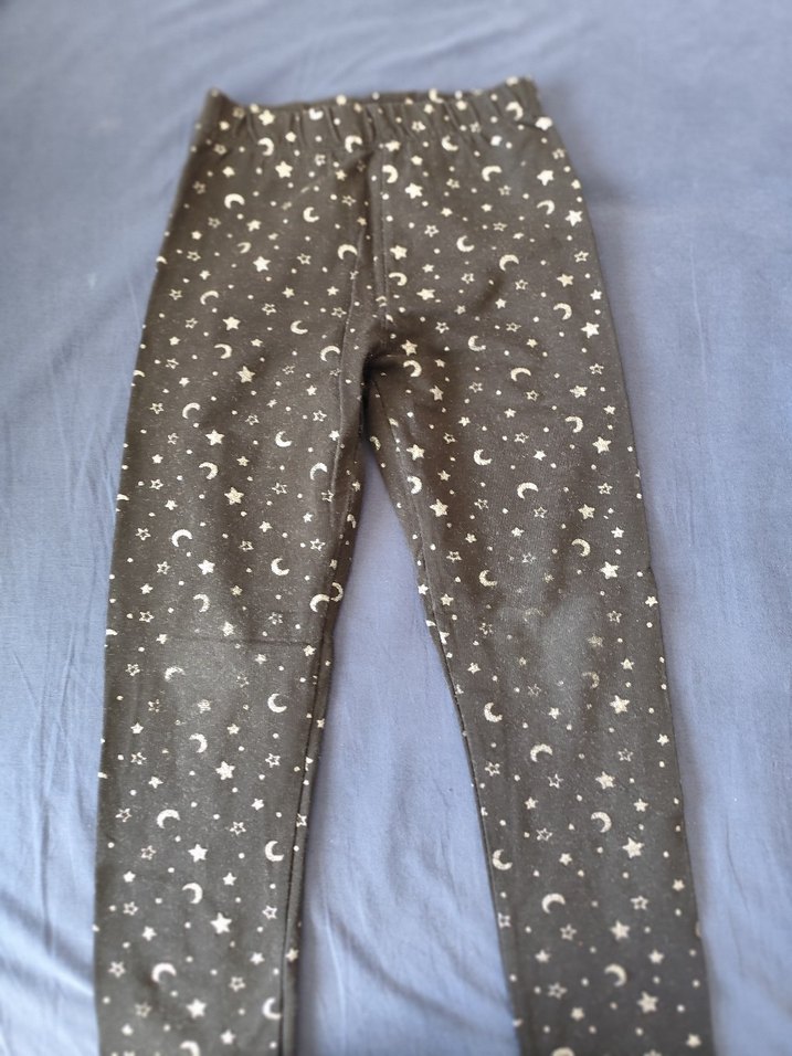 Kız Çocuk Gri Desenli Tayt - Görsel 2