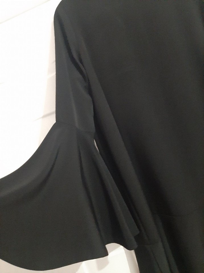 sıfır ürün  Uzun Kollu Siyah Tunik elbise olarakta giyinebilir - Görsel 3