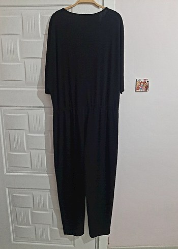 kalitelidir Büyük Beden Siyah Tulum - Görsel 3