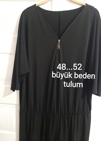 kalitelidir Büyük Beden Siyah Tulum - Görsel 2
