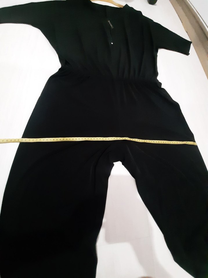 kalitelidir Büyük Beden Siyah Tulum - Görsel 5