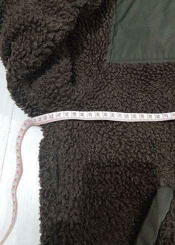 Pull&Bear XXL koyu haki yeşili Mont - Görsel 7