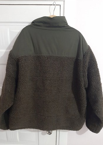 Pull&Bear XXL koyu haki yeşili Mont - Görsel 2