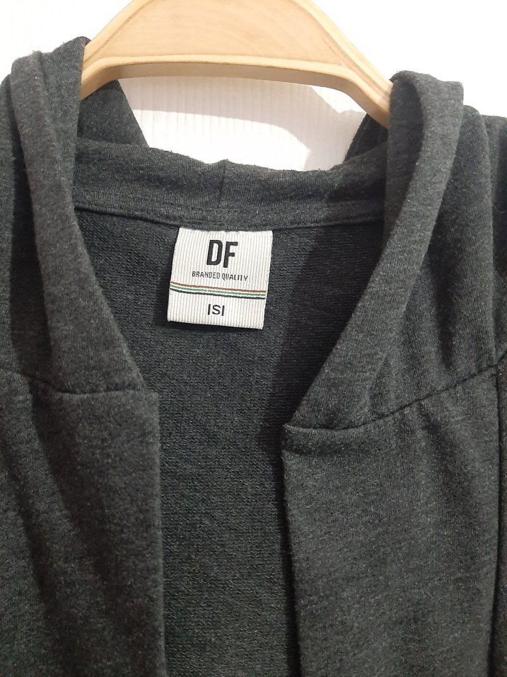 Gri Kapüşonlu  S/M - Görsel 2