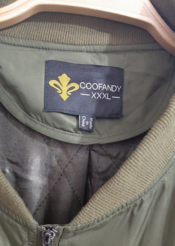 SIFIR ÜRÜN 
COOFANDY XXXL  Haki Fermuarlı Ceket - Görsel 3