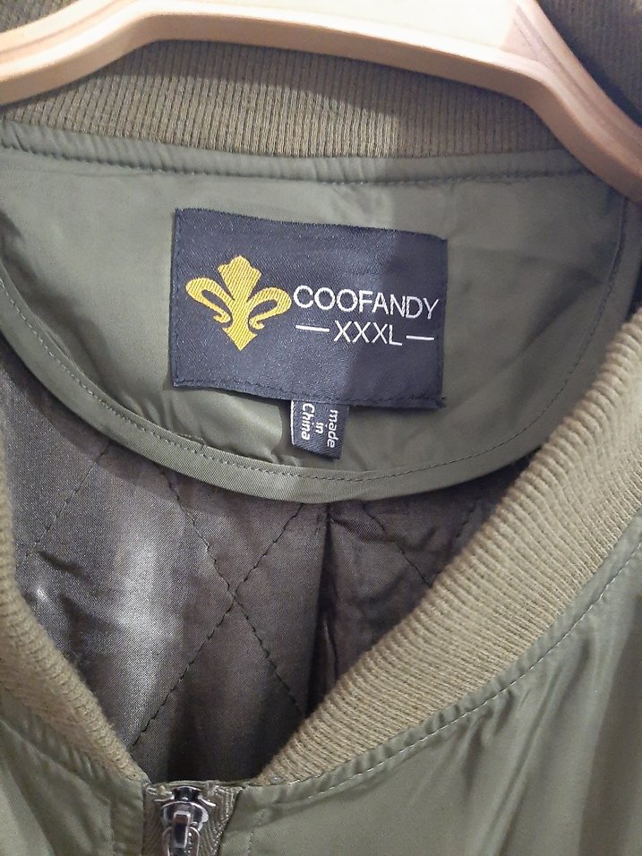 SIFIR ÜRÜN 
COOFANDY XXXL  Haki Fermuarlı Ceket - Görsel 3