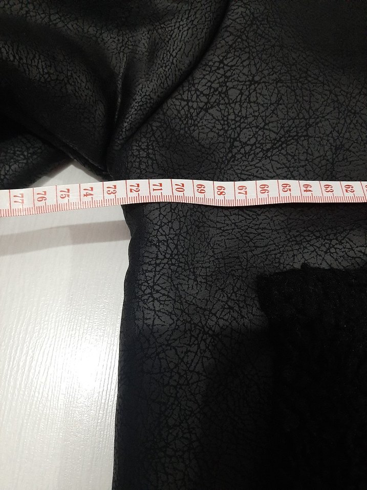 Siyah Kürklü Deri Kadın Biker Ceket - Görsel 4