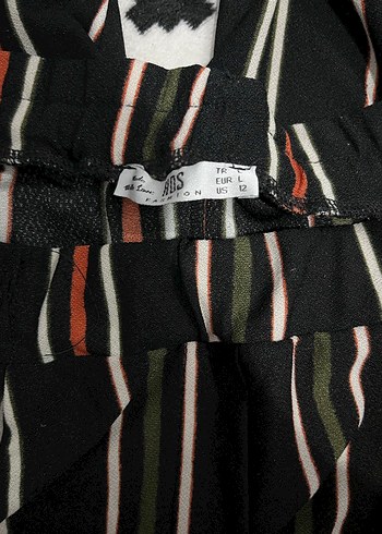 Çizgili Kadın Kumaş Pantolon - Görsel 5