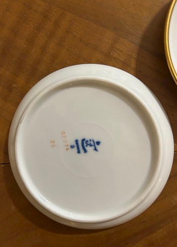 Fürstenberg Pembe Gül Desenli Pastel Tabak Seti - Görsel 2