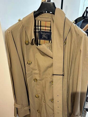 Burberry erkek trench kot 52 beden - Görsel 2