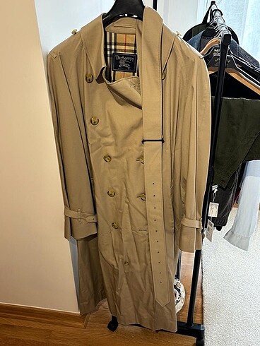 Burberry erkek trench kot 52 beden - Görsel 3