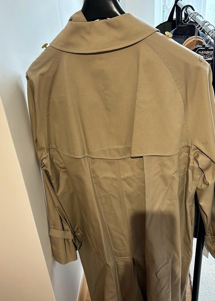 Burberry erkek trench kot 52 beden - Görsel 4