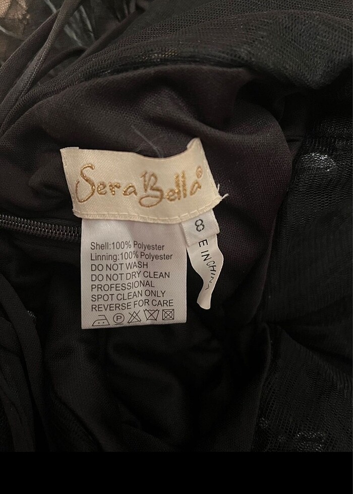 Siyah abiye elbise - Görsel 2