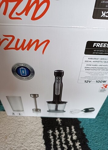 Arzum ar 1127 şarjlı blender setu